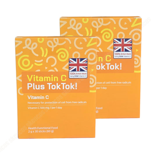 2 Pack /🍋 ofMom Vitamin C Plus Tok Tok! (30-Day Supply) x 2 Box