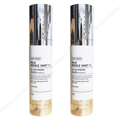 2EA/VT Cosmetic  Mild Reedle Shot 50 50ml x 2EA/Sensitive/Essence/Daily Care