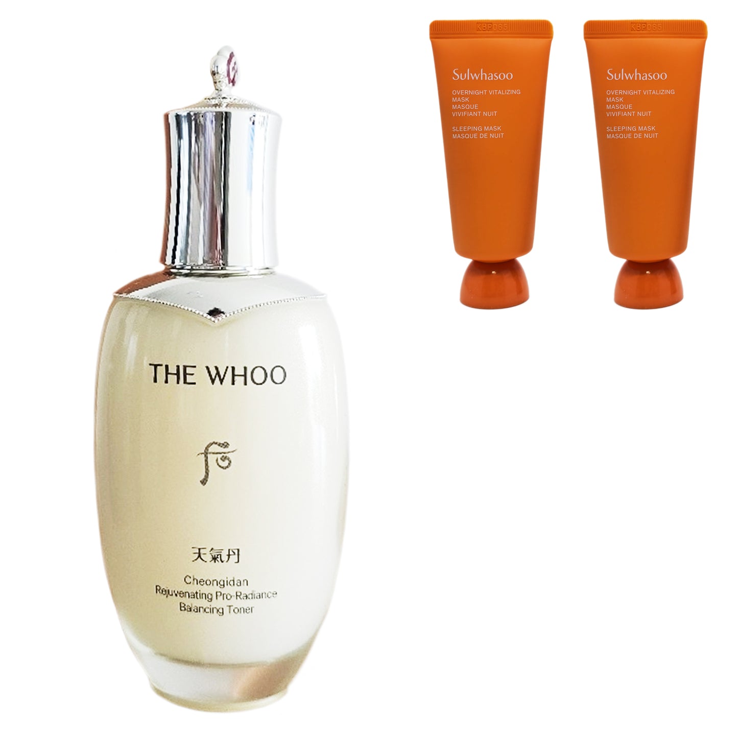 The History of Whoo Cheongidan Rejuvenating Pro-Radiance Balancer+Sulwhasoo OverMask 2EA