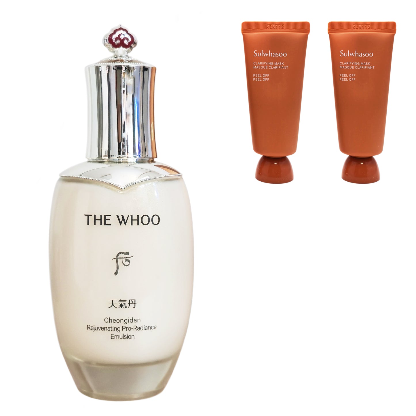 The History of Whoo Cheongidan Rejuvenating Pro-Radiance Emulsion+Sulwhasoo Peel Off Mask 2EA