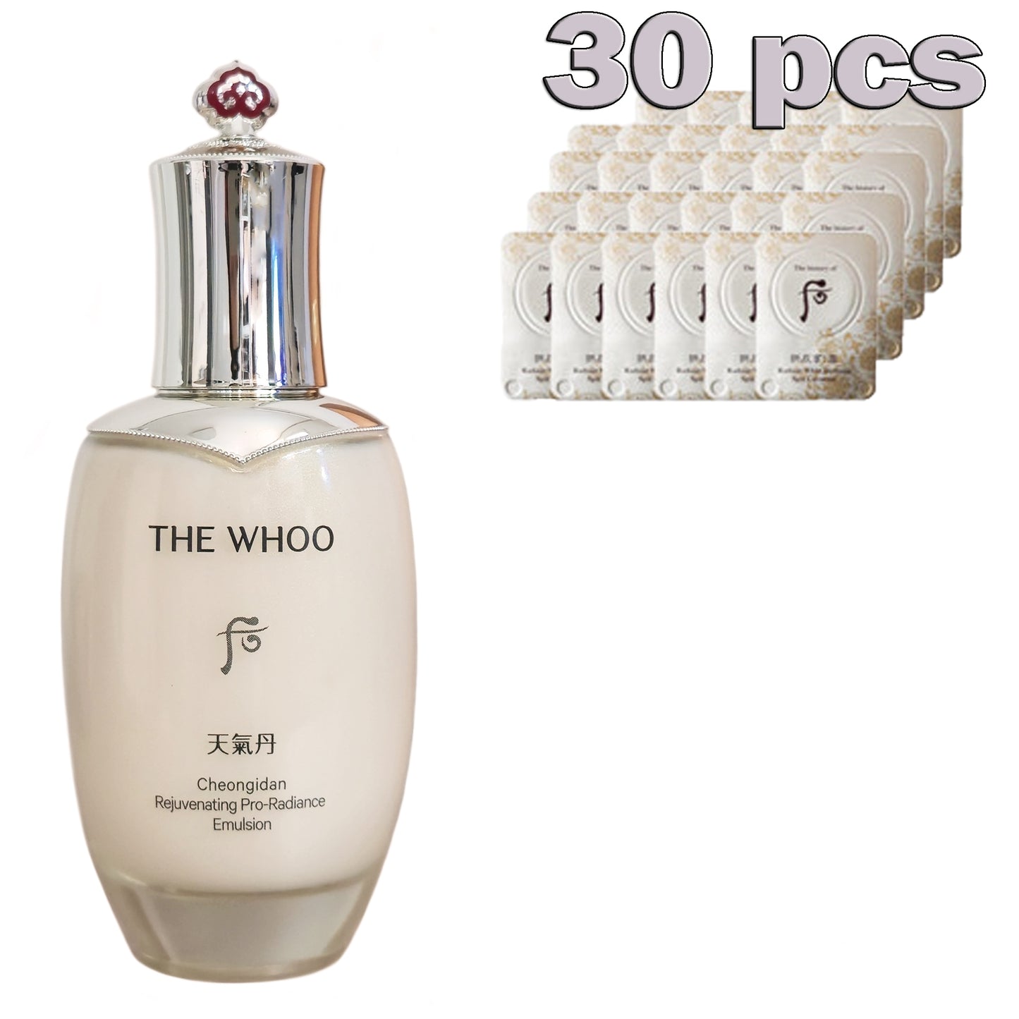 The History of Whoo Cheongidan Rejuvenating Pro-Radiance Emulsion 110ml &Spot Corrector 30EA