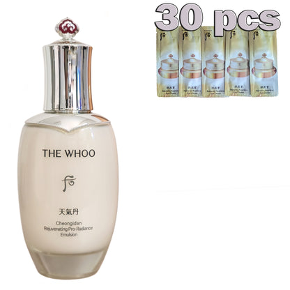 The History of Whoo Cheongidan Pro-Radiance Emulsion 110ml & Intensive Eye Cream 30EA