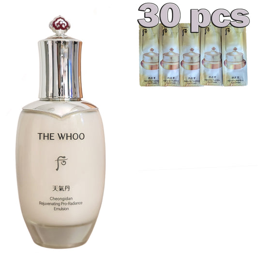The History of Whoo Cheongidan Pro-Radiance Emulsion 110ml & Intensive Eye Cream 30EA