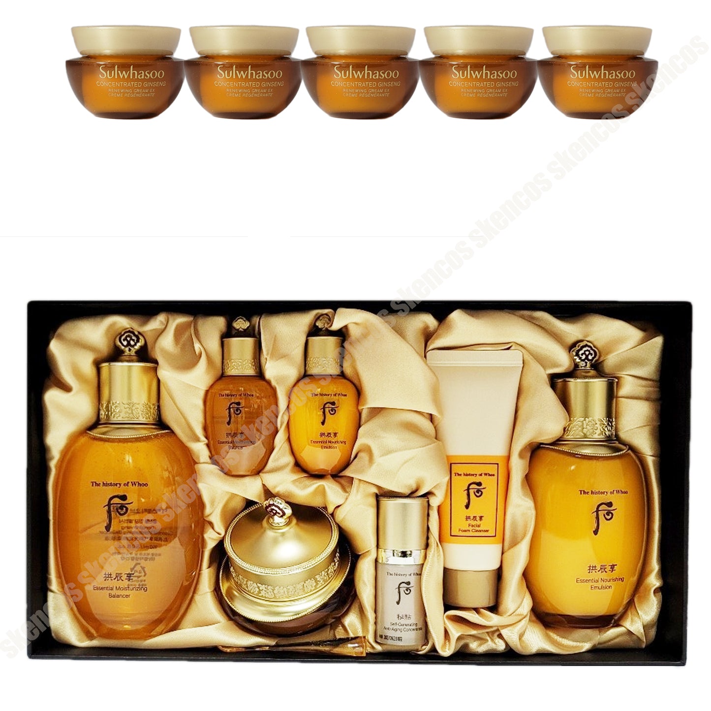 The History of Whoo Gongjinhyang Special 3 Set+Ginseng Cream 25ml 