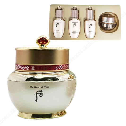 The History of Whoo Bichup Jayoon Cream 60ml & Hwayul Gift Set 4 Kits/Anti-aging