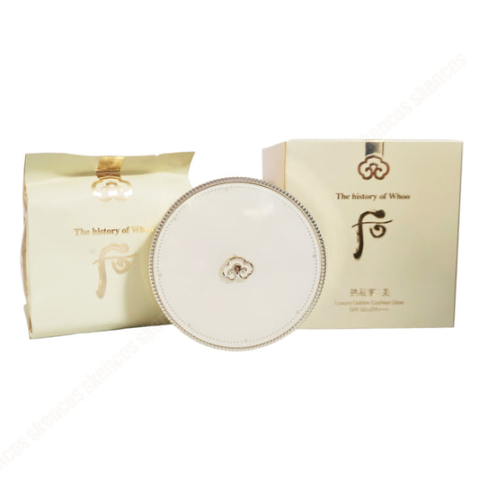 后[The History of Whoo] 拱辰享美奢华气垫粉底/亮泽+替换装/SPF50+/No.23 