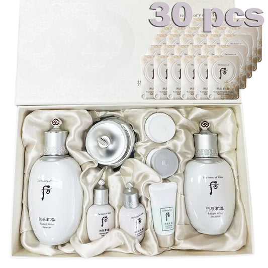 后[The History of Whoo] 拱辰享雪亮泽亮肤套装 + 淡斑精华 30 件