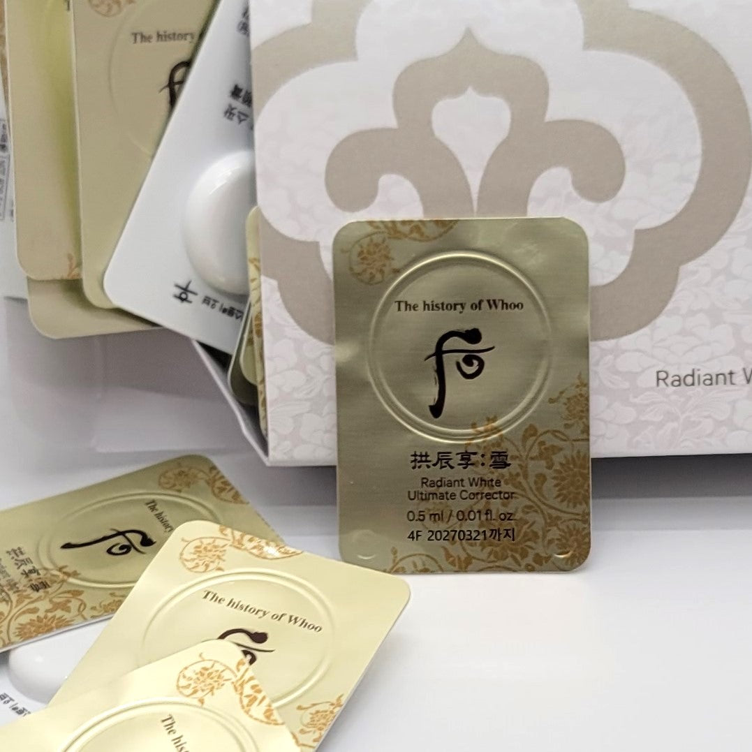 The history of Whoo Radiant White Tone-Up Sunscreen+Sulwhasoo Clarifying Mask2EA