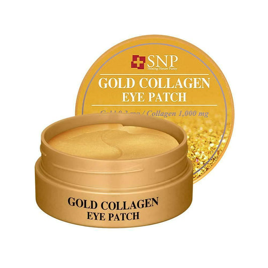 SNP Gold Коллагеновые Укрепляющие Патчи для Глаз (60 Патчей в Банке) 
