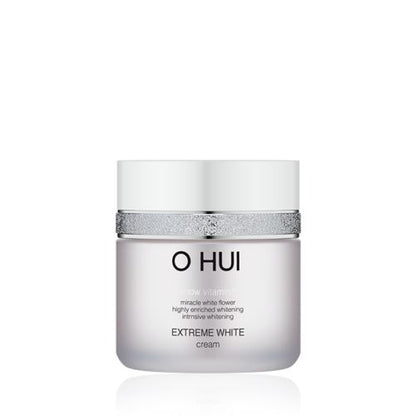 OHUI Extreme White Cream 50ml-Dark spot+Bright Peeling 60ml-Exfoliates Dead Skin