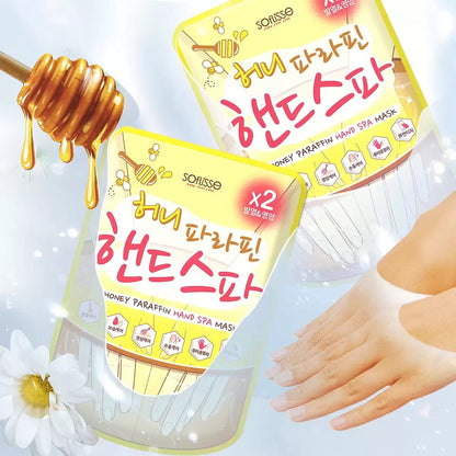 Soflisse Honey Paraffin Hand Spa Mask 10 Blatt/Pflegt Nägel/ 