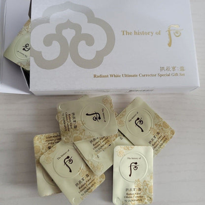 The History of Whoo Gongjinhyang Seol Radiant White Intensive Corrector 0.5ml X 30 pcs Gift 