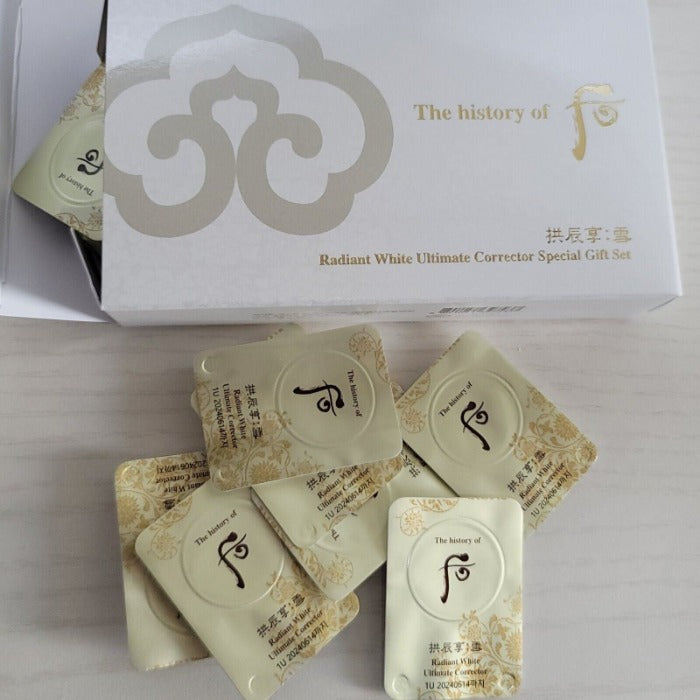 The History of Whoo Gongjinhyang Seol Radiant White Intensive Corrector 0.5ml X 30 pcs Gift 