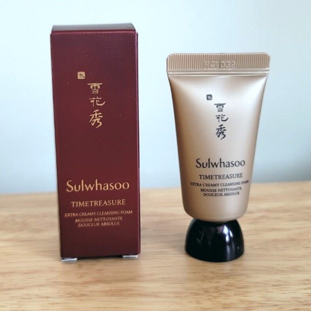 Sulwhasoo Essential Skincare Duo Set+Timetreasure Creamy Cleansing Foam 15gx4EA