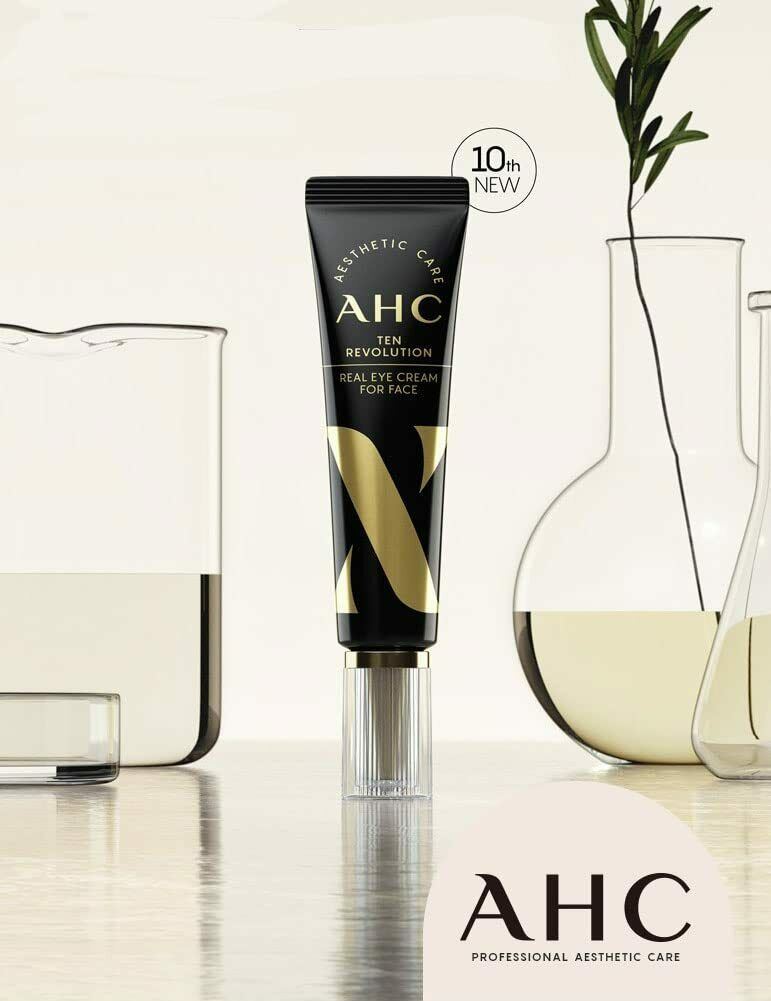 AHC TEN Revolution Real Eye Cream For Face Season10/30ml +Mediheal Smile 5 Patch
