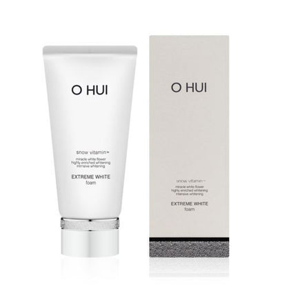 OHUI Extreme Bright Peeling 60ml /Exfoliates & pores+Cleansing Foam 160ml/Spots
