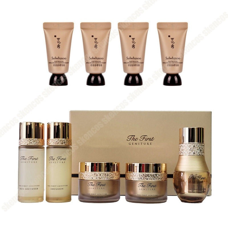 OHUI The First Geniture Set Kit/5 items+Sulwhasoo Cleansing Foam 4EA/Anti-aging