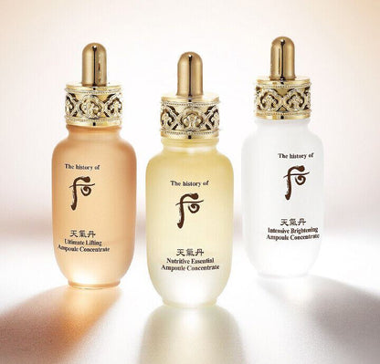 The History of Whoo Intensive Brightening Ampoule 30ml+Serum 30ml+Duo Kits 25ml