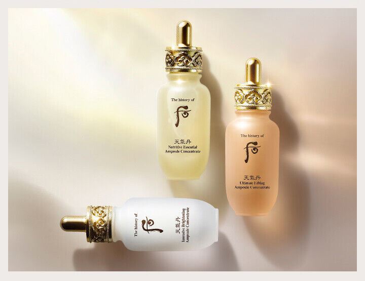 The History of Whoo Intensive Brightening Ampoule 30ml+Serum 30ml+Duo Kits 25ml