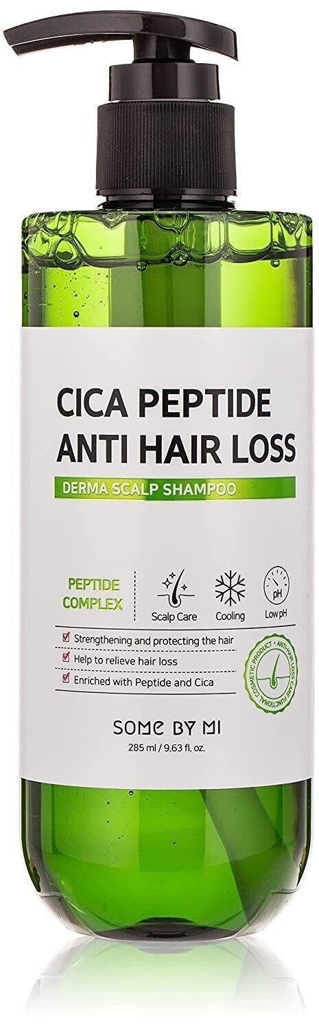 SOME BY MI Cica Peptide Шампунь против выпадения волос Derma для кожи головы 285 мл/охлаждение 