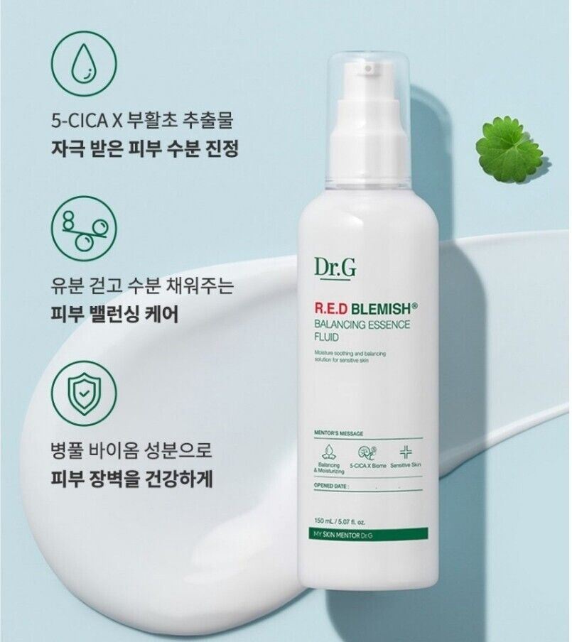 Dr.G Red Blemish CICA Soothing Toner 200ml+Essence Fluid 150ml Set/Sensitive