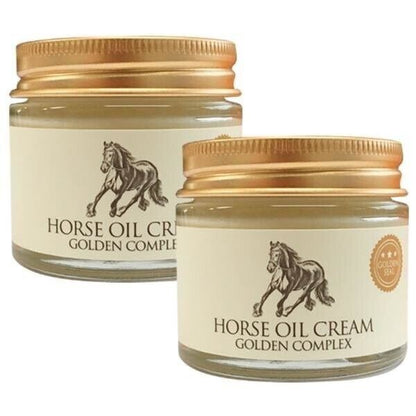 Charmzone Horse Oil Golden Complex Cream70ml x 2EA/4.73 oz/Wrinkle/Brightening