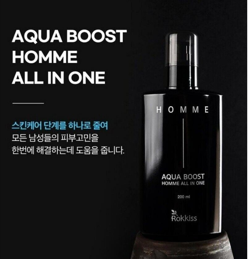 Rokkiss Aqua Boost Homme All in One 200ml x2ea/13.52 oz./Mild/Wrinkle/5 IN 1
