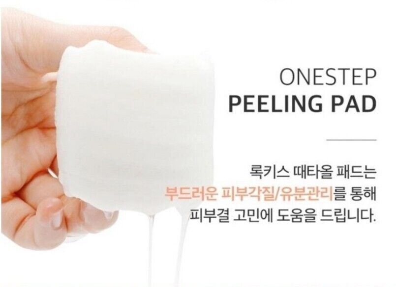 [1+1] Rokkis Weak Acid Towel Peeling Pad 70 sheets/Exfoliates/Sebum/Pore/Calming