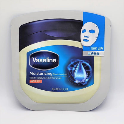 Vaseline Moisturizing Sheet Mask 10 ct/1 pack/Wrinkle/Dry Skin/No Sticky/Korea
