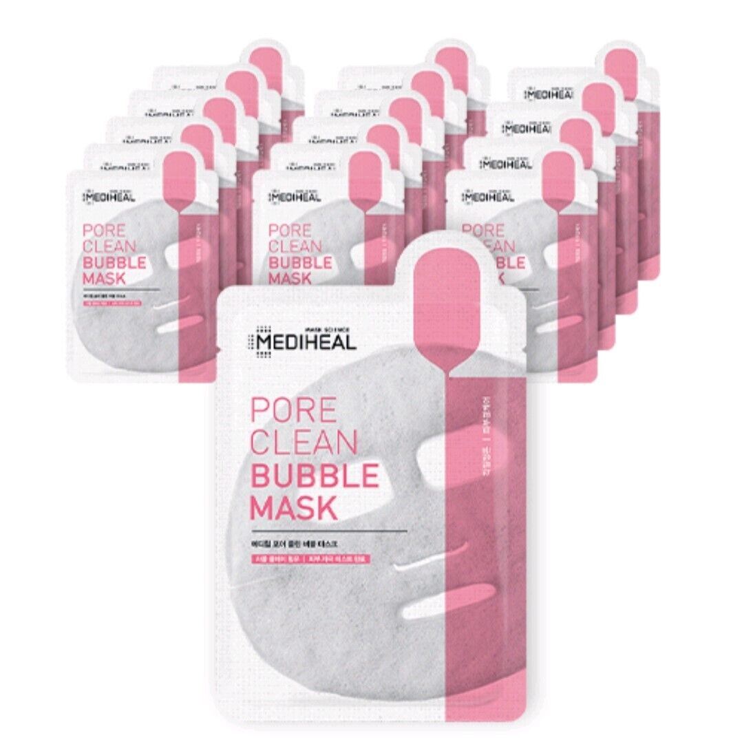MEDIHEAL Pore Clean Bubble Mask 20mlx15ct/