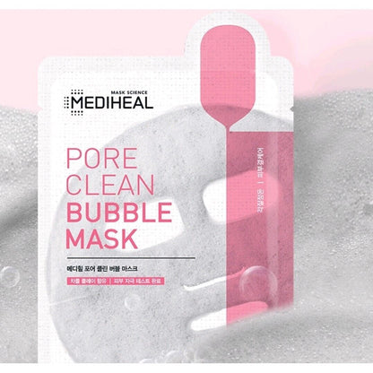 MEDIHEAL Pore Clean Bubble Mask 20mlx15ct/Exfoliating/Dead Cell/Soothing