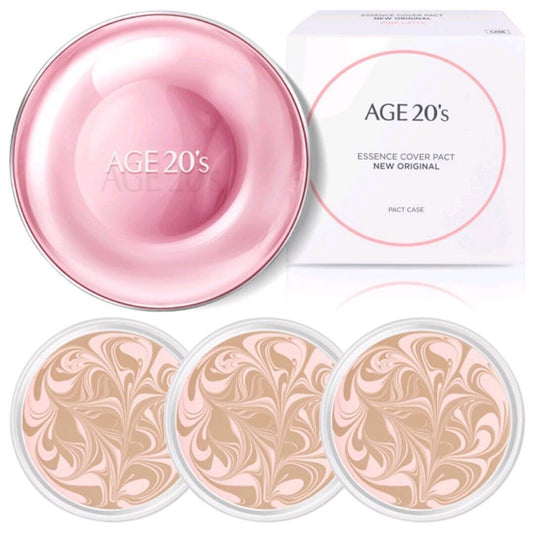 AGE 20's Essence Cover Pact New Original Pink