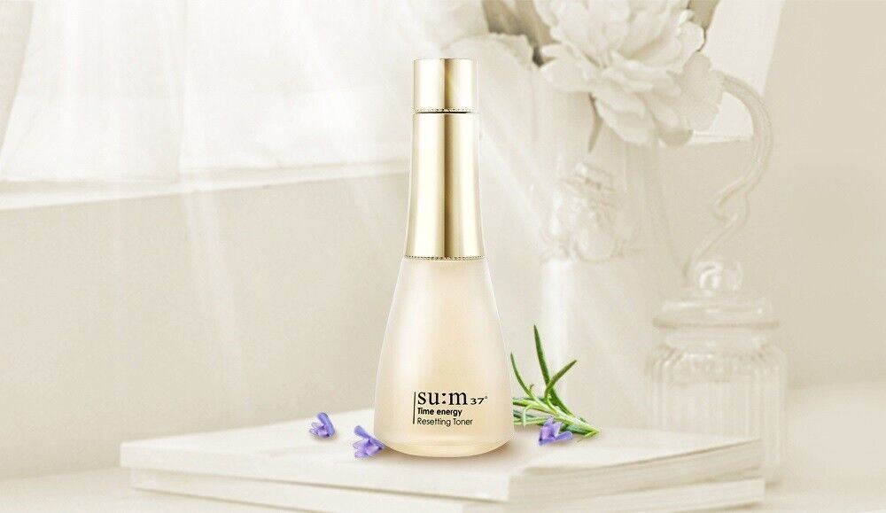 Sum37 Time Energy Skin Resetting Toner+Emulsion/Set/su:m 37˚/10 Free/Herb Drived