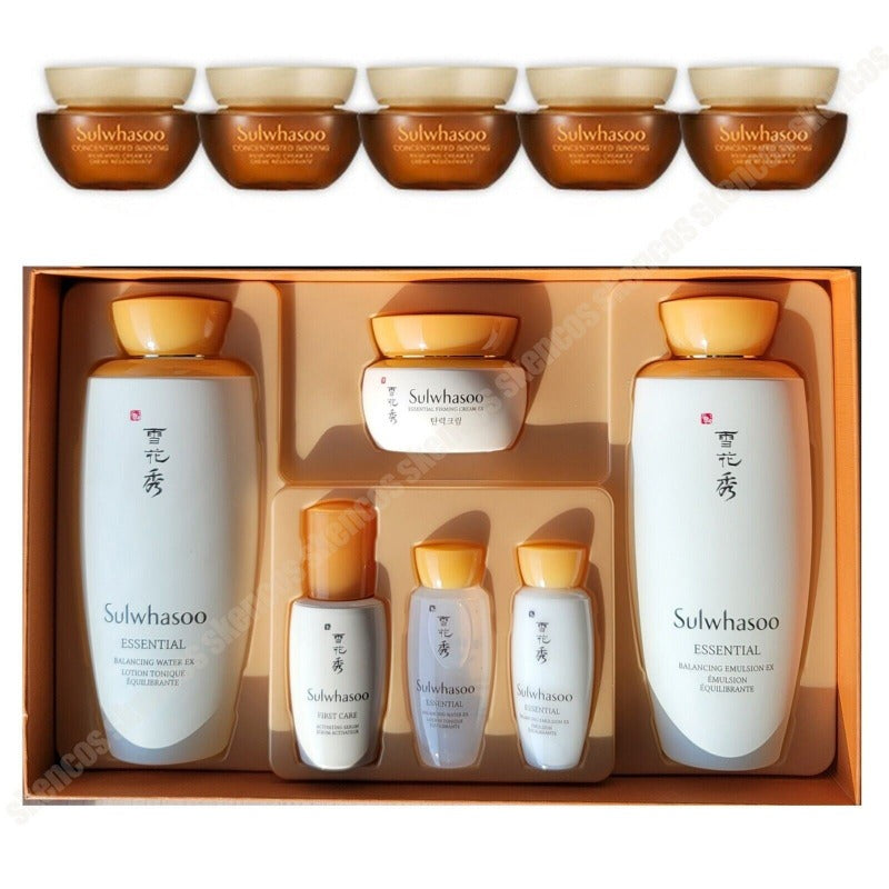 Sulwhasoo Essential Skincare Set+Concentrated Ginseng Renewing Cream 25ml