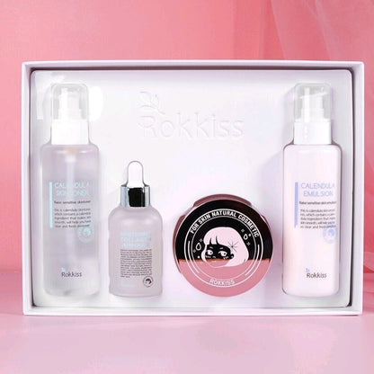 Rokkiss Whitening 4 Items Special Set/Calendula/Sensitive/Antiwrinkle/Collagen
