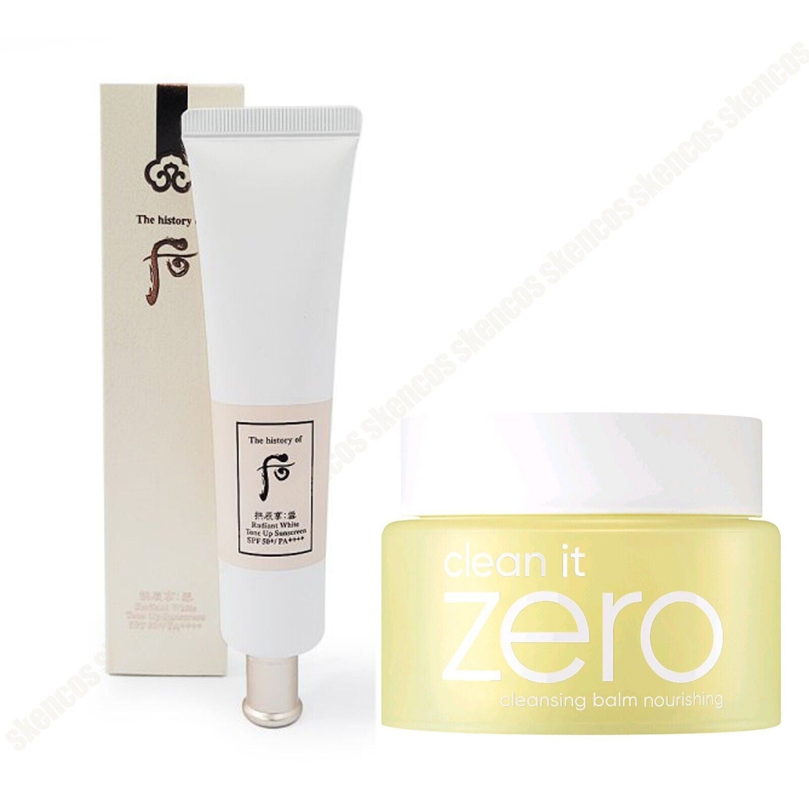 The history of Whoo Seol Radiant White Tone-Up Sunscreen+BANILACO Cleansing Balm