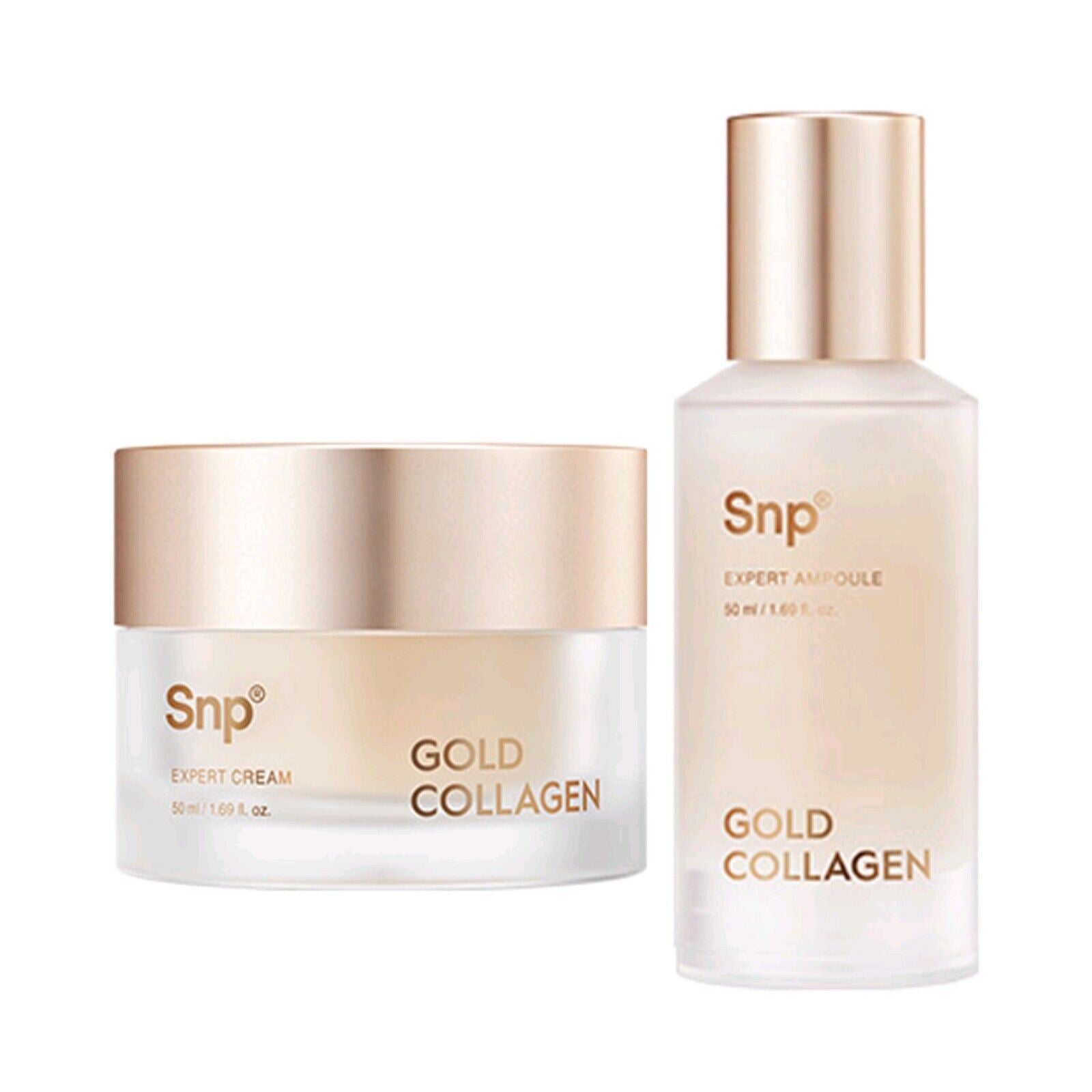 SNP Gold Collagen Expert Cream 50ml+Ampoule 50ml/Brightening/High Moisturizing