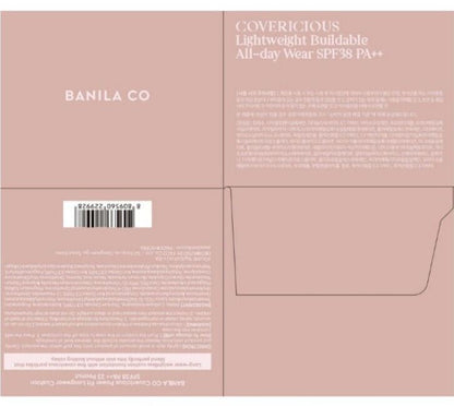 BANILA CO Covericious Power Fit Longwear Cushion 14g+Refill 3color / Daily