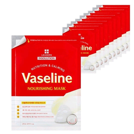 Leaders Insolution Vaseline-Maske, 25 ml/10–30 Blatt, feuchtigkeitsspendend, täglich, gegen Falten 