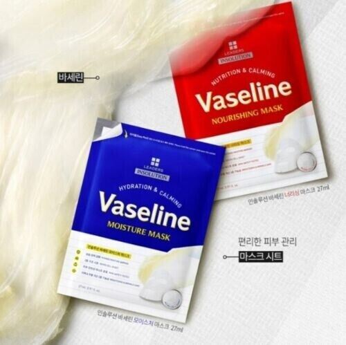 Leaders Insolution Vaseline Mask 25ml/10-30 Sheet/Moisturizing/Daily/Wrinkle