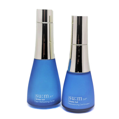 Sum 37 WaterFull Skin Refresher+Reblancing Gel Lotion + Elixir Serum 50EA/su:m37