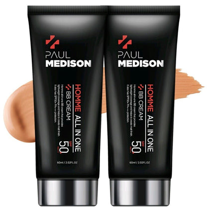 [1+1] PAUL MEDISON HOMME All In One BB Cream 2.02 fl.oz/Natural Tone Up/Sun care