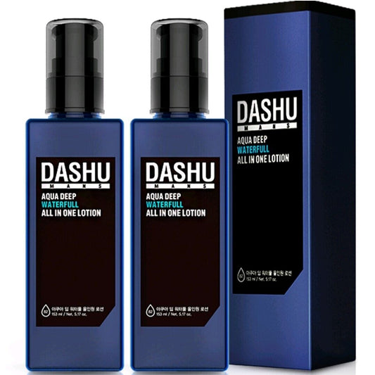 [1+1]DASHU MANS Aqua Deep Waterfull All In One Lotion 10.76 fl.oz./Men/Oily Skin