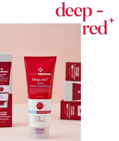 [1+1]Paul Medison Deep Red Acne Foam Cleansing 2EA/10.4 fl.oz./Sensitive Skin