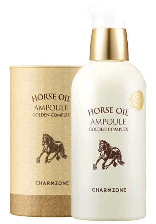 Charmzone Horse Oil Ampoule Golden Complex 100ml/3.3oz/Морщины/Осветление 