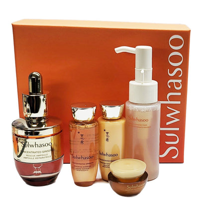 Sulwhasoo Concentrated Ginseng Rescue Ampoule 20g Set/Kits