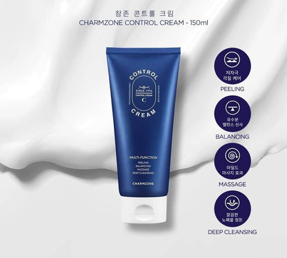 1+1 Charmzone Control Cream Self Massage Season7 150ml x 2ea/Exfoliates/4 in One