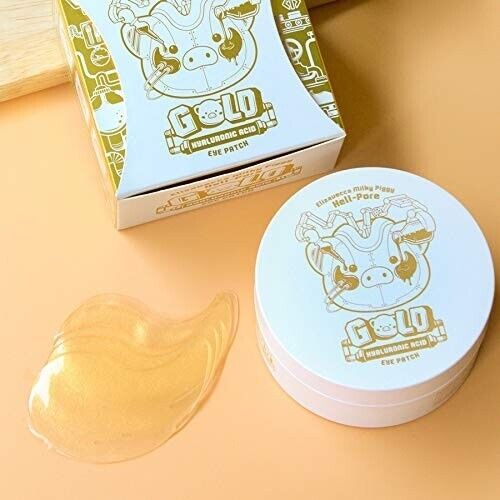 Elizavecca Milky Piggy Hell Pore Gold Hyaluronic Acid Eye Patch 60ct/Anti-aging