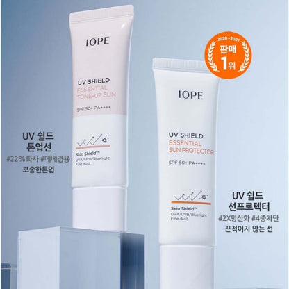 IOPE UV Shield Essential Sonnenschutz 50 ml/UVA, UVB, blaues Licht, Feinstaub 