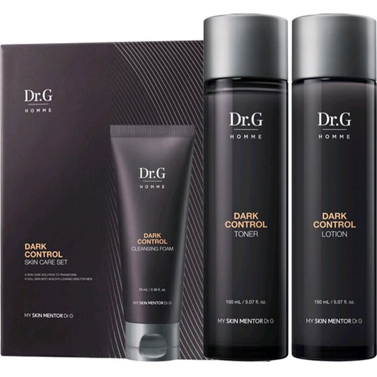 Dr.G Homme Dark Control Toner+Lotion+Foam Gift Set/2in1/Anti-aging/Spot/Blemish